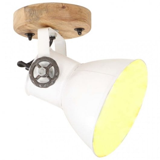 VidaXL Pack de 2 Spots Muraux Industriels E27 Blancs
