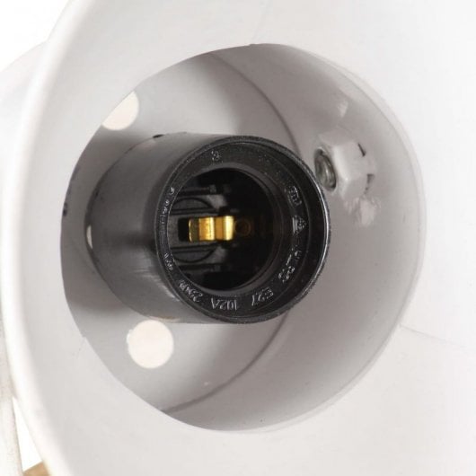 VidaXL Pack de 2 Spots Muraux Industriels E27 Blancs