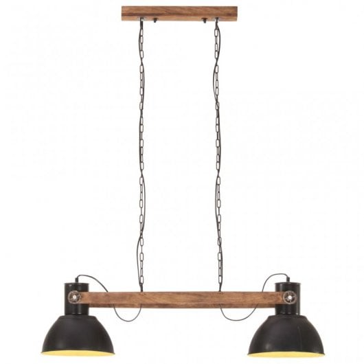 VidaXL Suspension Industrielle E27 109cm Noir