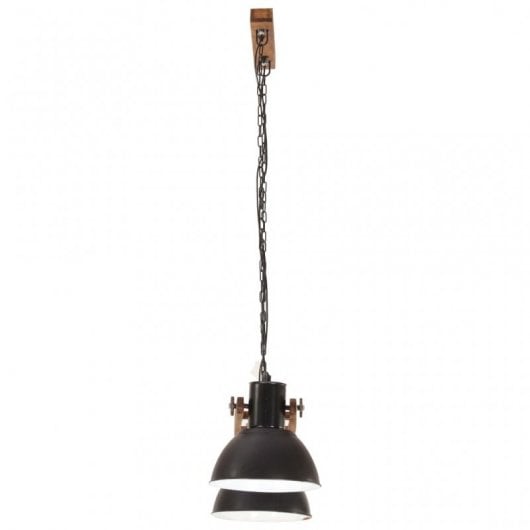 VidaXL Suspension Industrielle E27 109cm Noir