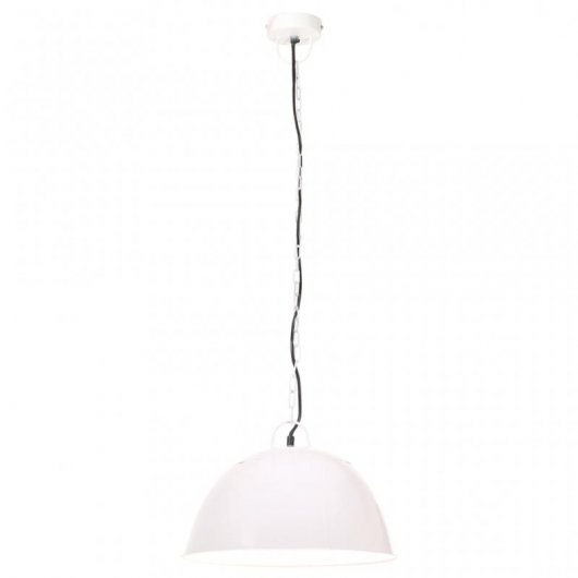 VidaXL Vintage  Lámpara Colgante Redonda 41cm E27 Blanco