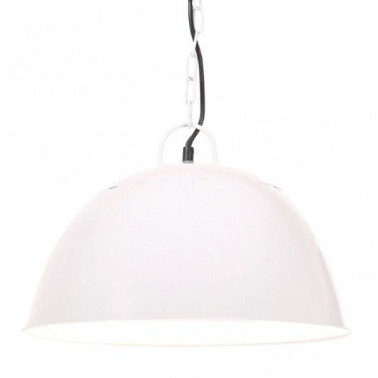 VidaXL Vintage  Lámpara Colgante Redonda 41cm E27 Blanco