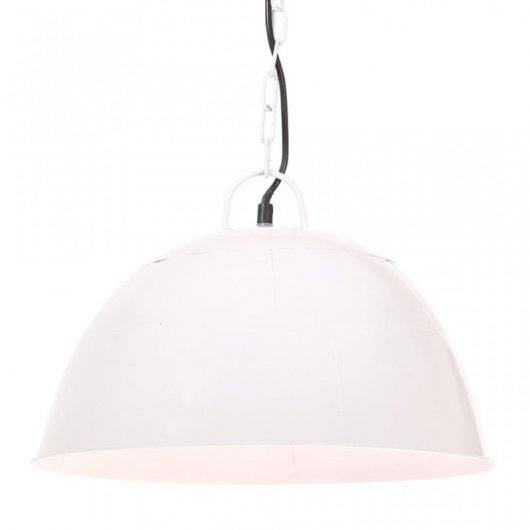 VidaXL Vintage  Lámpara Colgante Redonda 41cm E27 Blanco