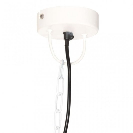 VidaXL Vintage  Lámpara Colgante Redonda 41cm E27 Blanco