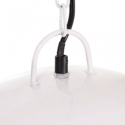 VidaXL Vintage  Lámpara Colgante Redonda 41cm E27 Blanco
