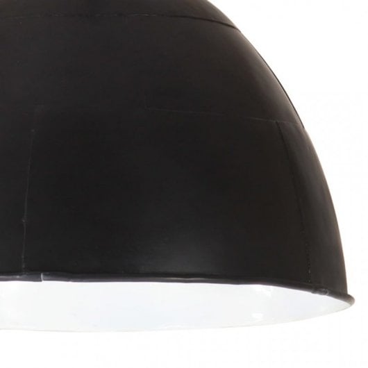VidaXL Vintage Lámpara Colgante Redona 31cm E27 Negro