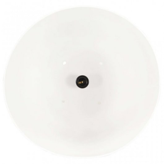 VidaXL Suspension Industrielle Ronde E27 42cm Blanc