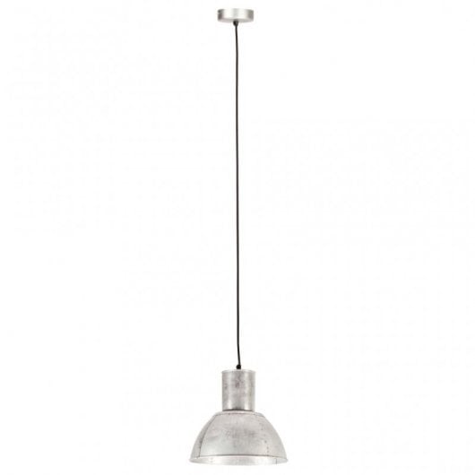 VidaXL Suspension Ronde 28,5 cm E27 Argent