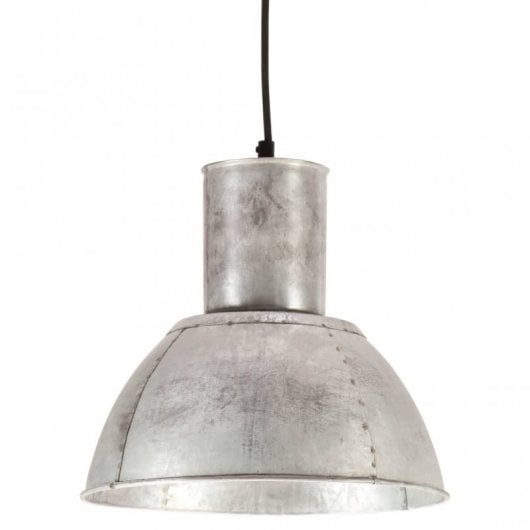VidaXL Suspension Ronde 28,5 cm E27 Argent