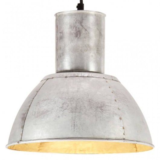 VidaXL Suspension Ronde 28,5 cm E27 Argent