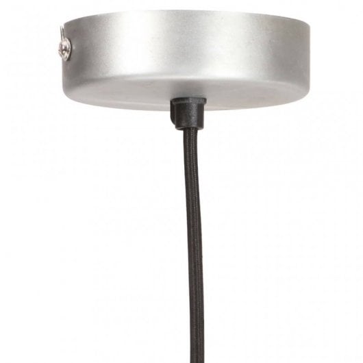 VidaXL Suspension Ronde 28,5 cm E27 Argent