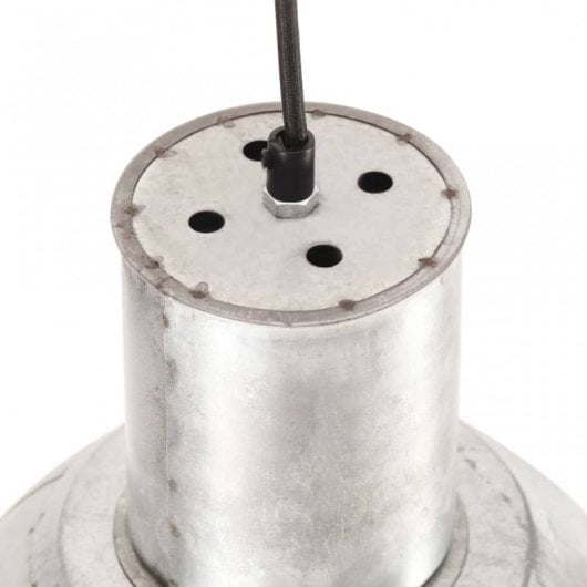 VidaXL Suspension Ronde 28,5 cm E27 Argent