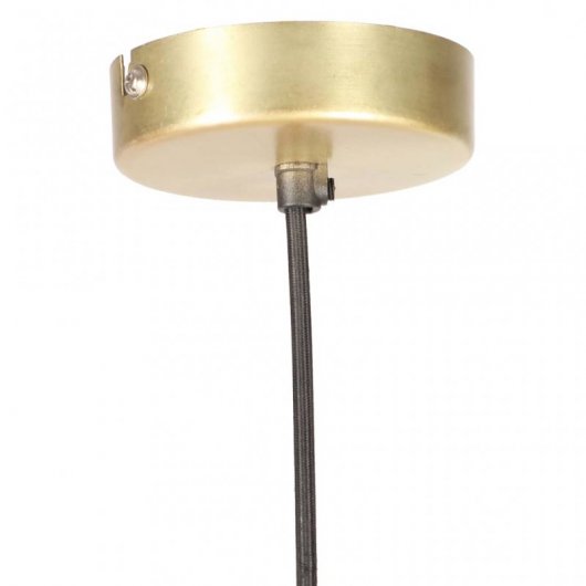 VidaXL Lámpara Colgante Redonda E27 28cm Latón