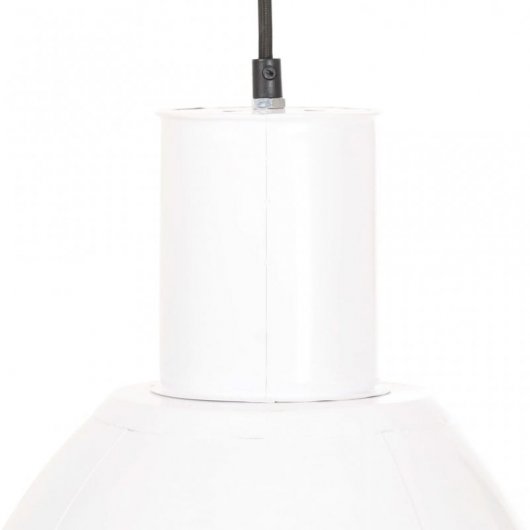 VidaXL Lámpara Colgante Redonda Blanca E27 28.5cm