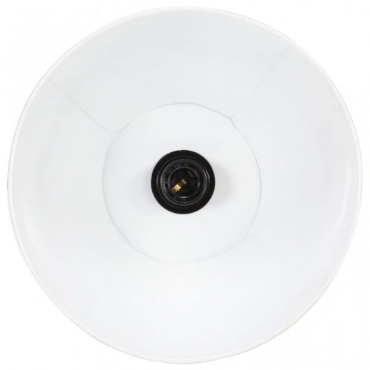 VidaXL Lámpara Colgante Redonda Blanca E27 28.5cm