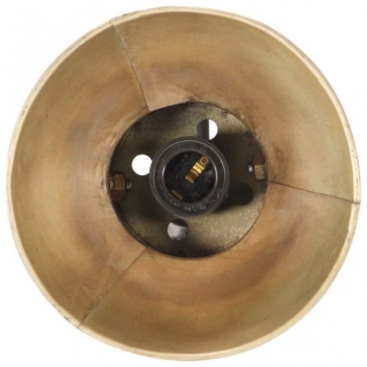 VidaXL Lampadaire 2xE27 Laiton/Fonte