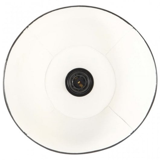 VidaXL Lámpara de Pie de Madera Maciza E27 Mango Negro