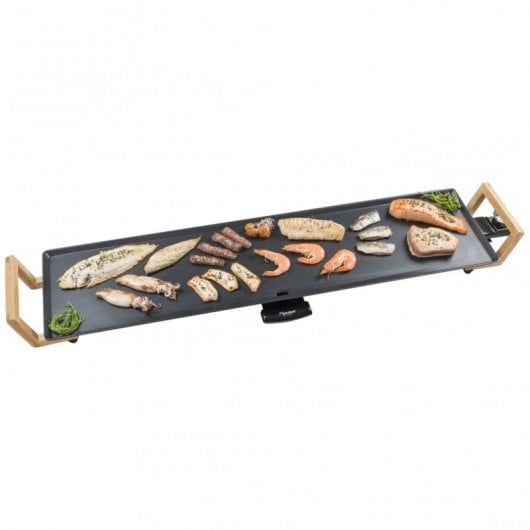 Bestron Asia Lounge Bambú Plancha de Asar XXL 1800W