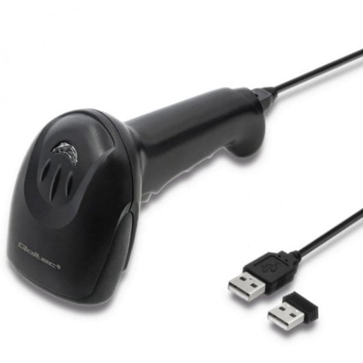 Leitor de Códigos de Barras vidaXL Qoltec 50868 Portátil Laser 1D/2D USB 2000mAh