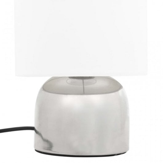 VidaXL Confezione da 2 Lampade da Tavolo Touch E14 Bianco/Argento