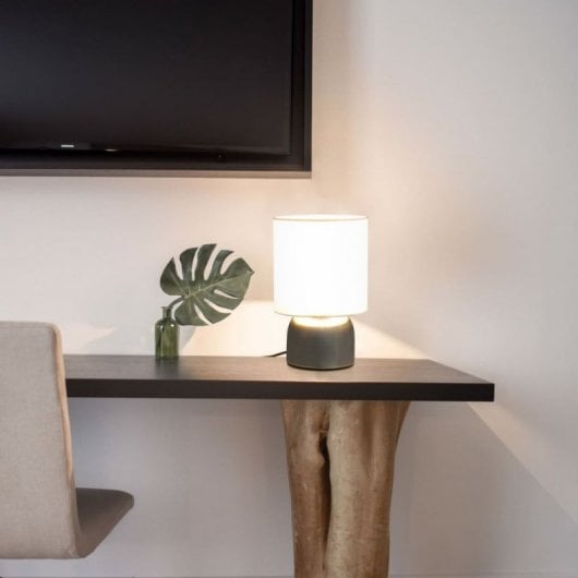VidaXL Confezione da 2 Lampade da Tavolo Touch E14 Bianco/Argento