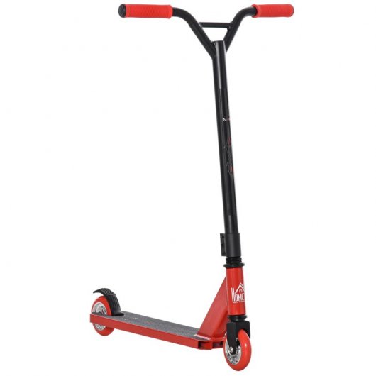 Homcom Patinete para Acrobacias Rojo