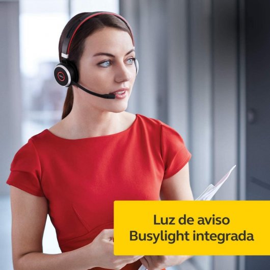 Jabra Evolve 65 Auricular Inalámbrico Monoaural Negro + Soporte de Carga