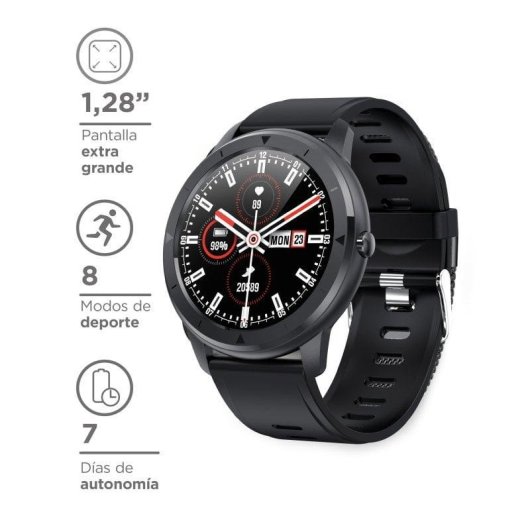 Mobile Tech Eclipse Smartwatch Negro
