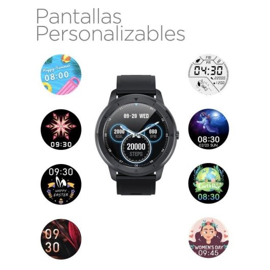 Mobile Tech Eclipse Smartwatch Negro