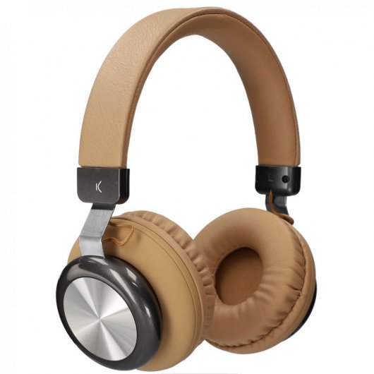 Mobile Tech Auriculares Retro Estéreo Inalámbricos Marrones