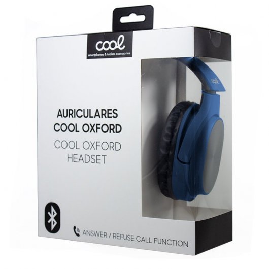Cool Oxford Auriculares Stereo Bluetooth Azul