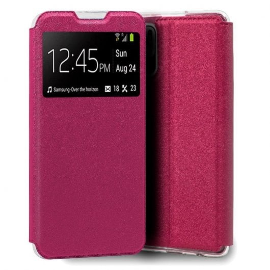 Étui à rabat rose uni cool pour Xiaomi Redmi Note 10 5G / Pocophone M3 Pro 5G