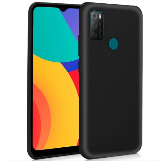 Cool Funda Silicona Negra para Alcatel 1S (2021) / 3L (2021)