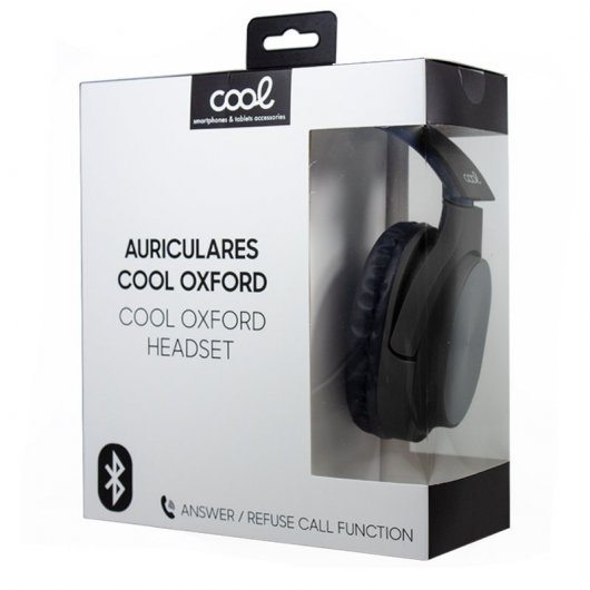 Cool Oxford Auscultadores Estéreo Bluetooth Pretos