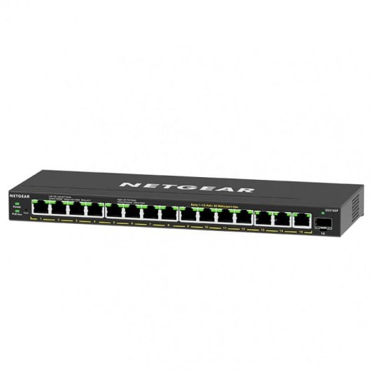Netgear GS316EP-100PES Switch 15 Puertos Gigabit + 1 SFP