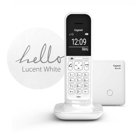 Téléphone sans fil Gigaset CL390 Blanc