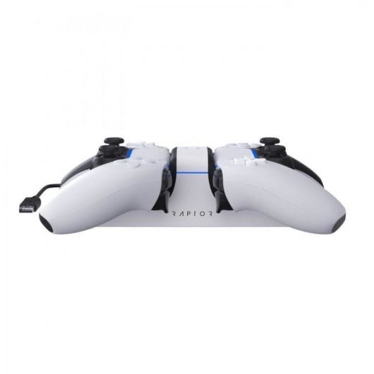 Raptor Gaming CS200 Estación de Carga Doble para Mandos Inalámbricos PS4/PS5