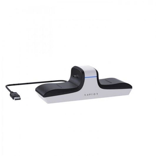 Raptor Gaming CS200 Estación de Carga Doble para Mandos Inalámbricos PS4/PS5
