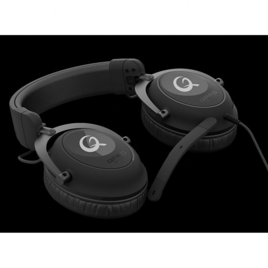 QPAD QH700 Premium Auriculares Gaming Multiplataforma Negros