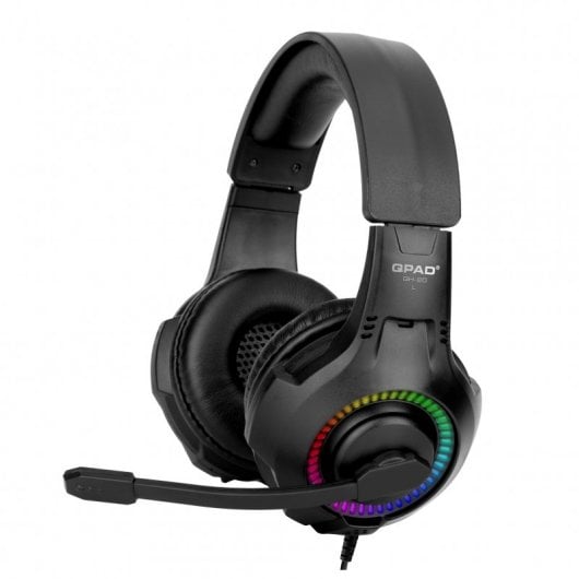 QPAD QH20 Auriculares Gaming RGB Multiplataforma Negros