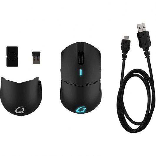 QPad DX900 Souris de jeu sans fil 16 000 DPI Noir