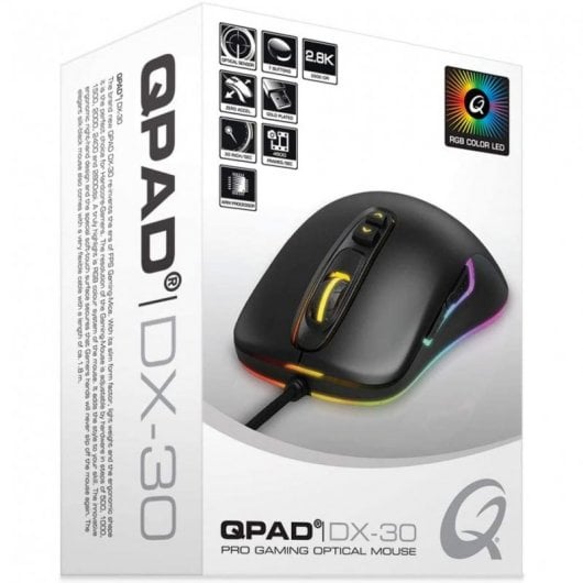 Souris de jeu QPad DX30 2800 DPI noir
