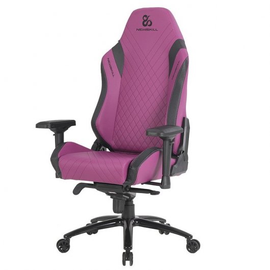 Newskill Neith Silla Gaming Polipiel Negra/Púrpura
