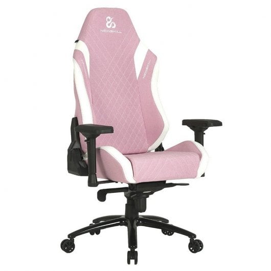 Newskill Neith Zephyr Silla Gaming Tela Transpirable Blanca/Rosa