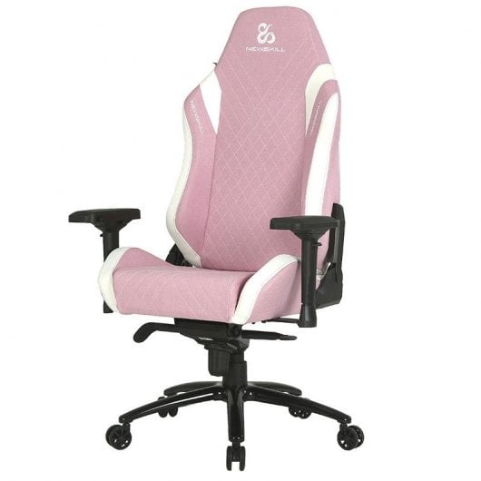 Newskill Neith Zephyr Silla Gaming Tela Transpirable Blanca/Rosa