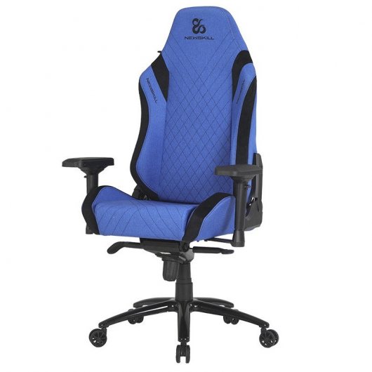 Newskill Neith Zephyr Silla Gaming Tela Transpirable Negra/Azul Oscuro