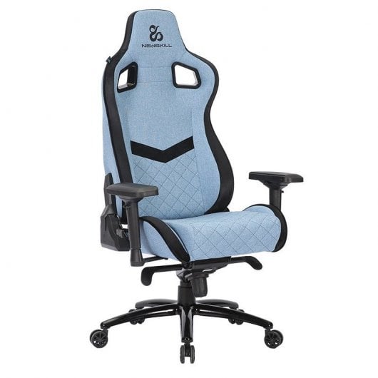 Newskill Osiris Zephyr Cadeira Gaming Tecido Respirável Preta/Azul