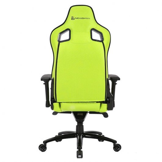 Sedia da gaming Newskill Osiris Zephyr in tessuto traspirante Nero/Verde