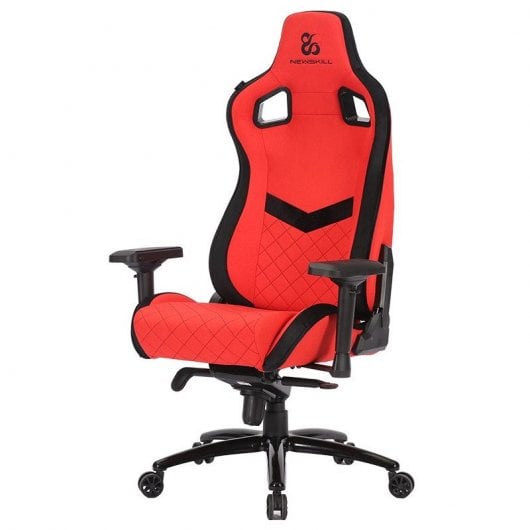 Newskill Osiris Zephyr Silla Gaming Tela Transpirable Negra/Roja