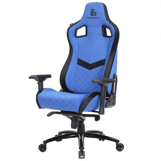Newskill Osiris Zephyr Silla Gaming Tela Transpirable Negra/Azul Oscuro